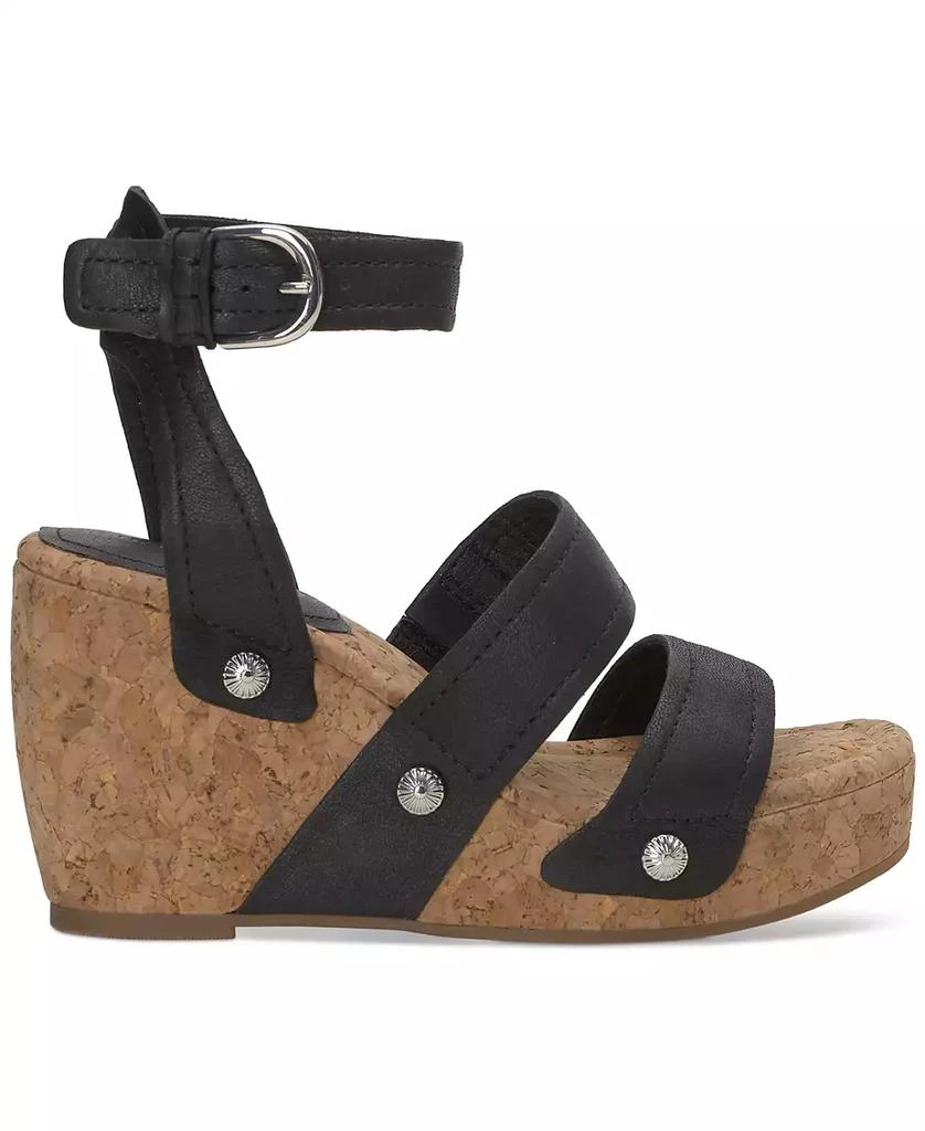 Lucky Brand Women's Valintina Strappy Platform Wedge Sandals 6