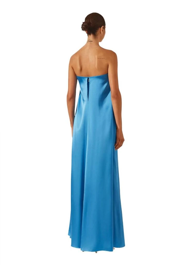 Shona Joy Shona Joy - CIEL SILK STRAPLESS COLUMN MAXI DRESS 4