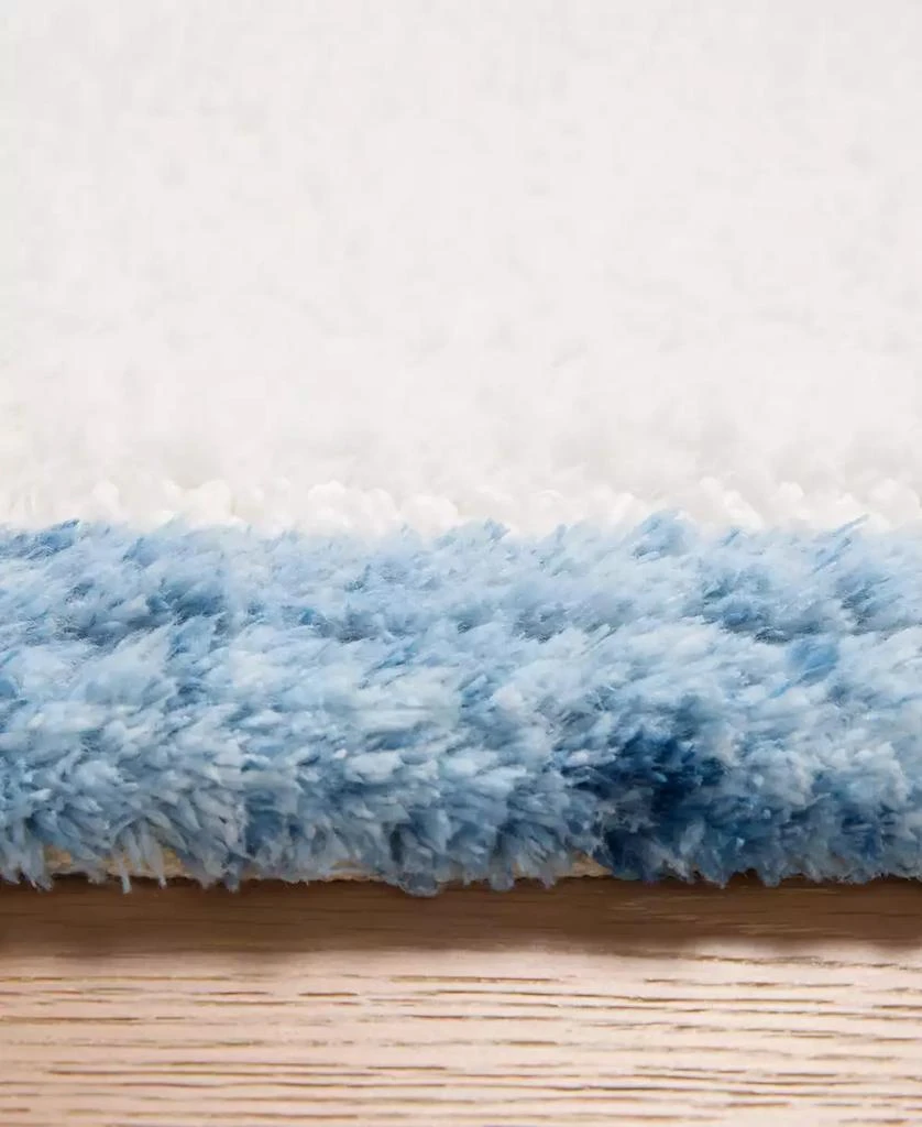 Loloi Park Blue Scallop Skid-Resistant Bath Rug 2