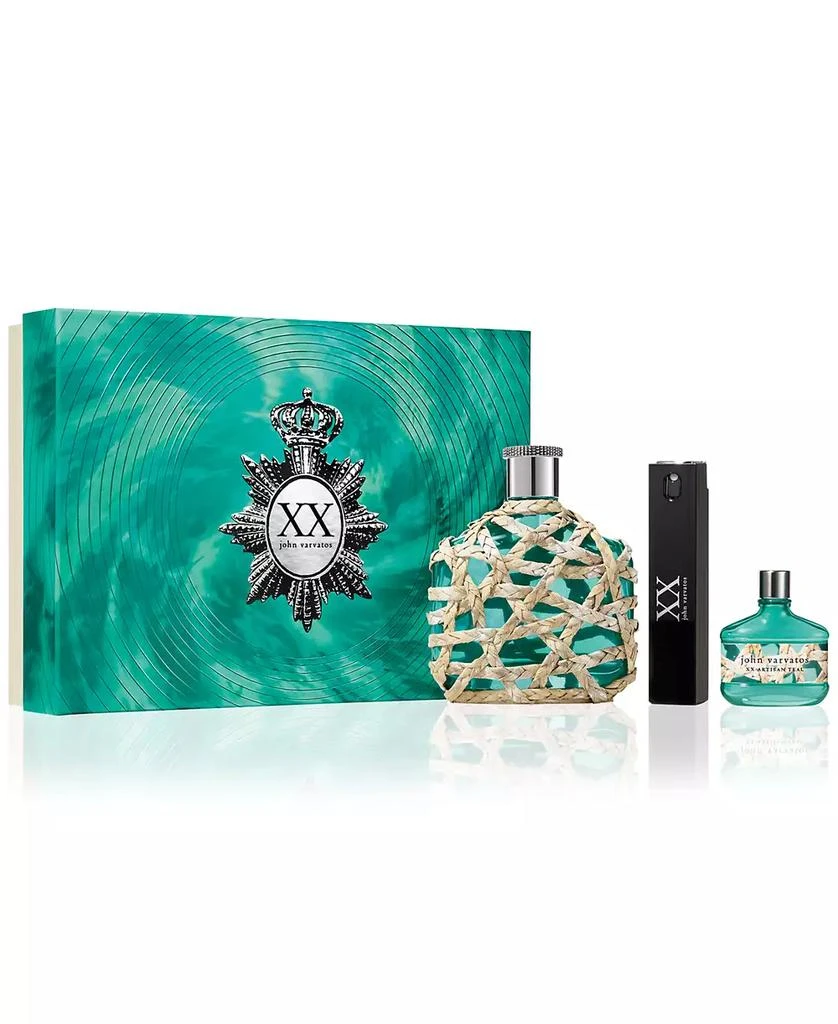 John Varvatos Men's 3-Pc. XX Artisan Teal Eau de Toilette Gift Set 1