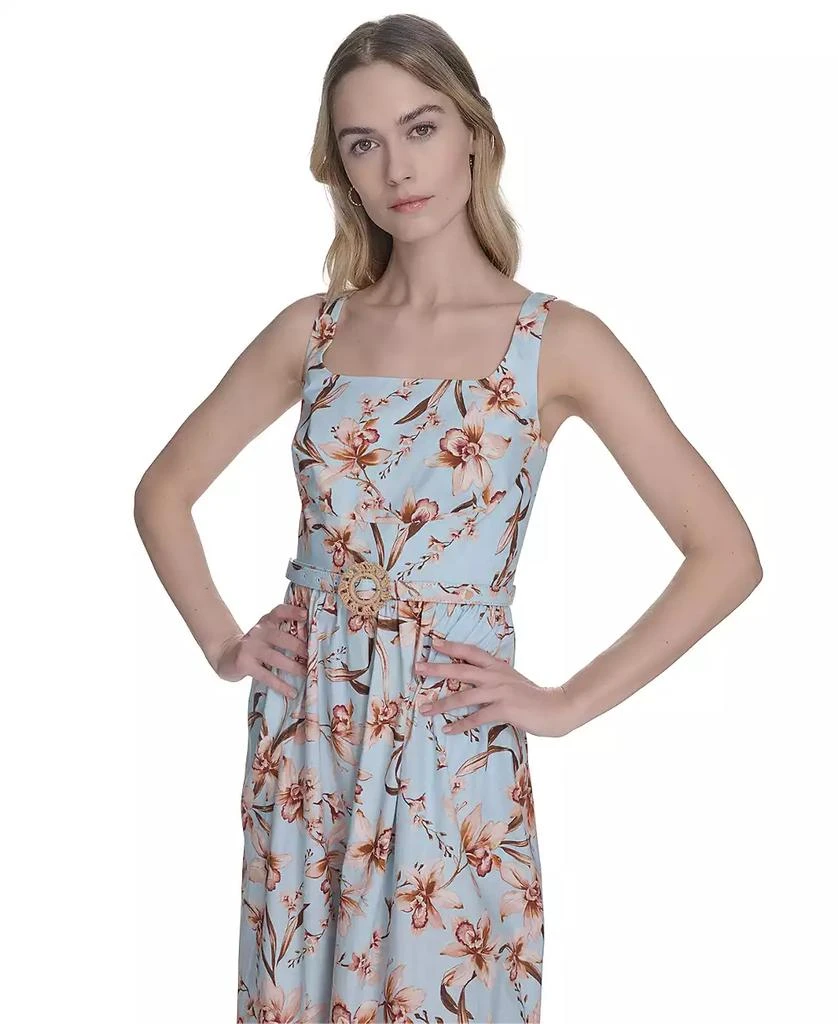Eliza J Women's Cotton Sleeveless Midi Dress 4