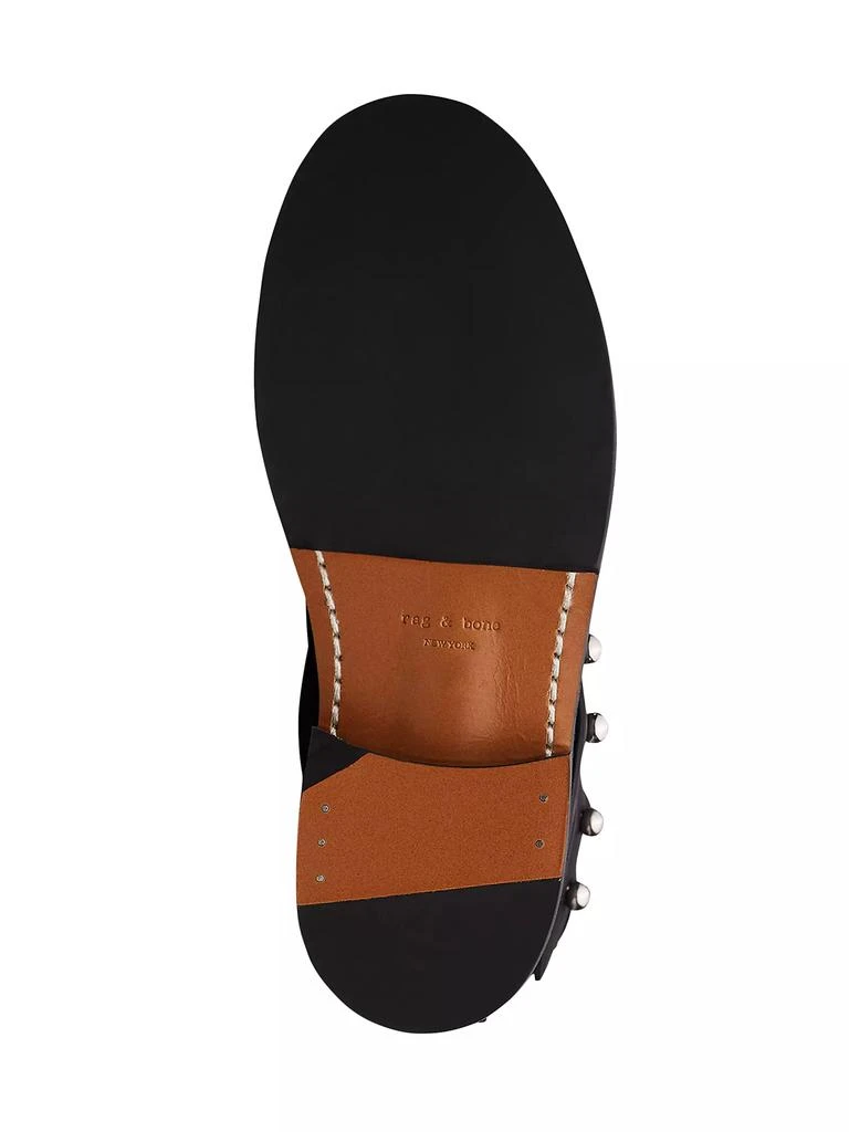 Rag & Bone Leather Moto Boots 6