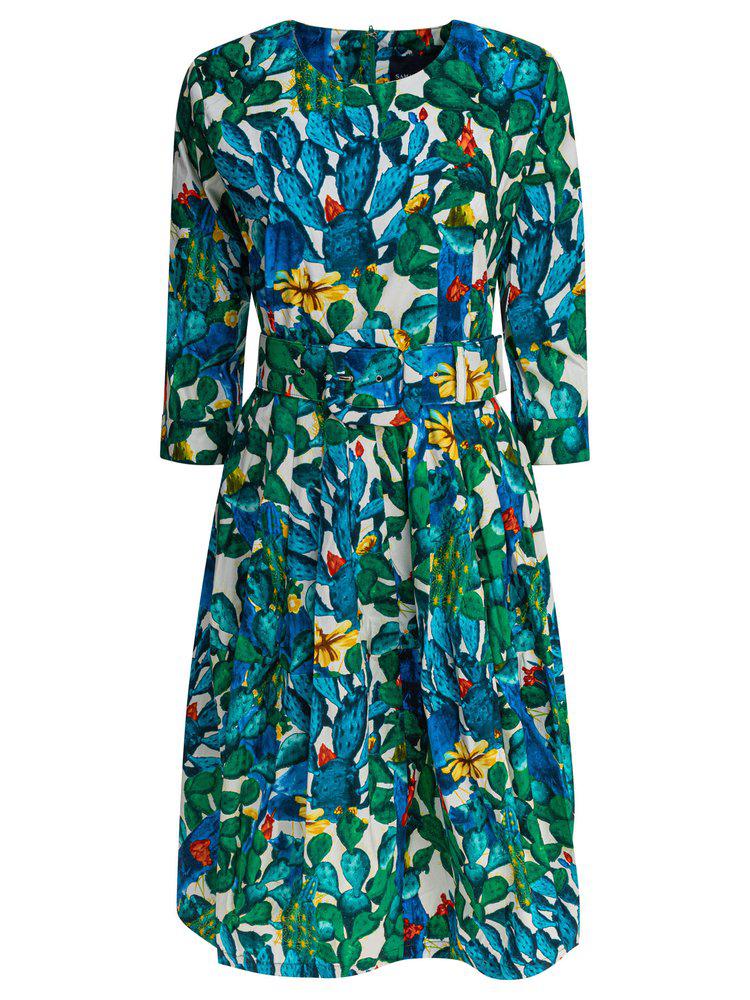 SAMANTHA SUNG Samantha Sung Rachel Belted Dress