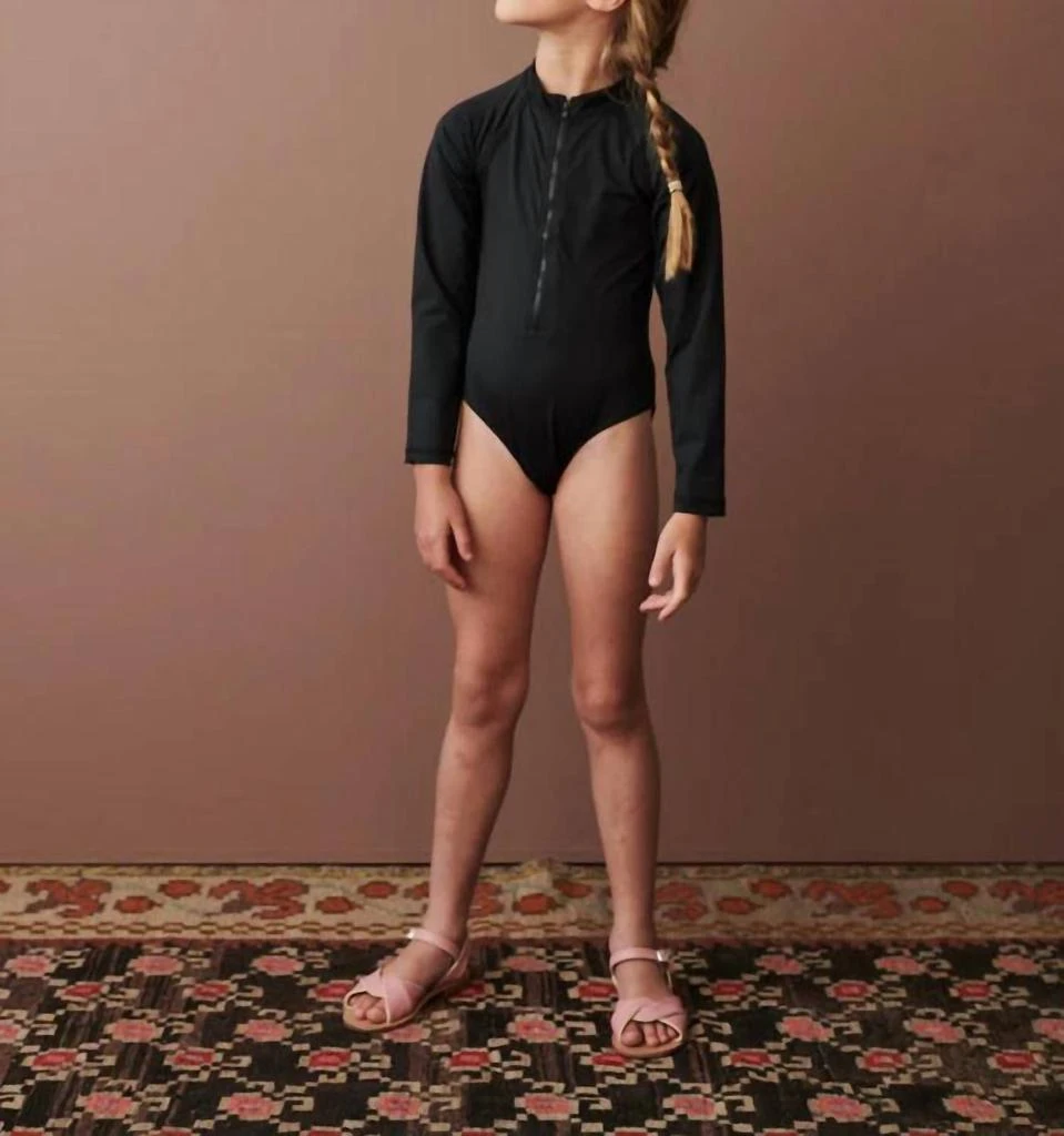 Caramel Caramel - Dill Zip Up Swimsuit