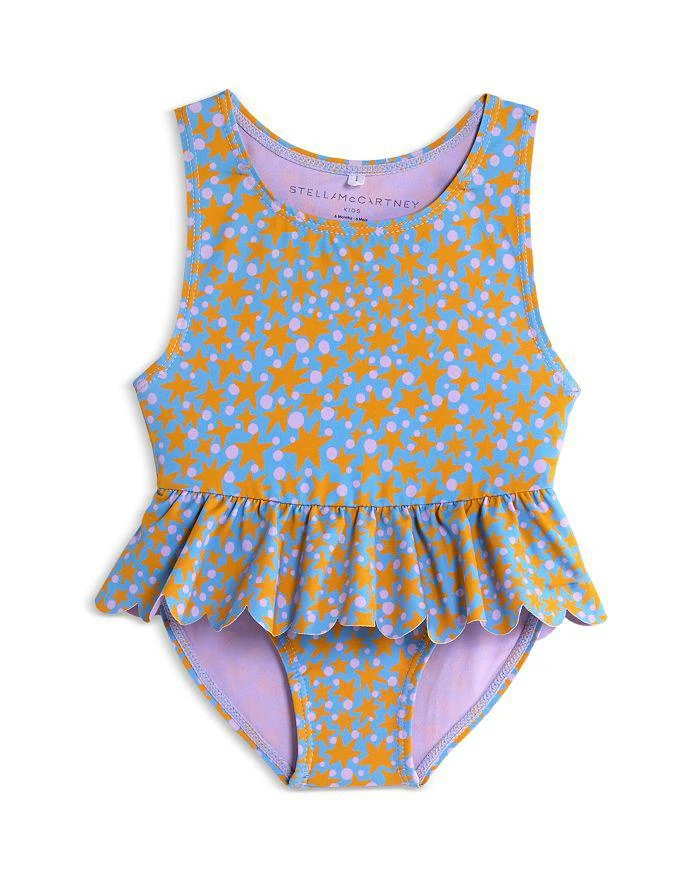 Stella McCartney Girls
 Stars 
Dots Print Ruffled Swimsuit - Baby