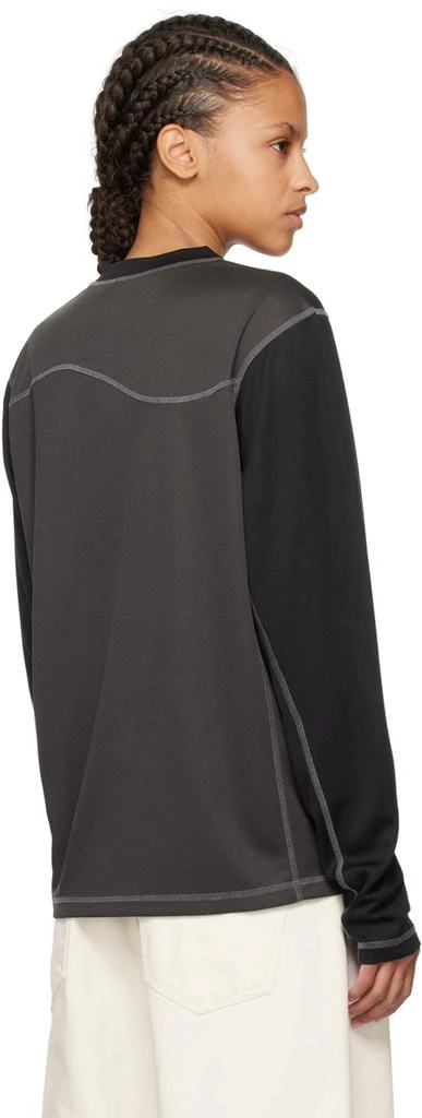 Dime Gray Athletic Long Sleeve T-Shirt 3