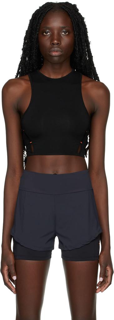RUI SSENSE Exclusive Black Cut-Out Cropped Tank