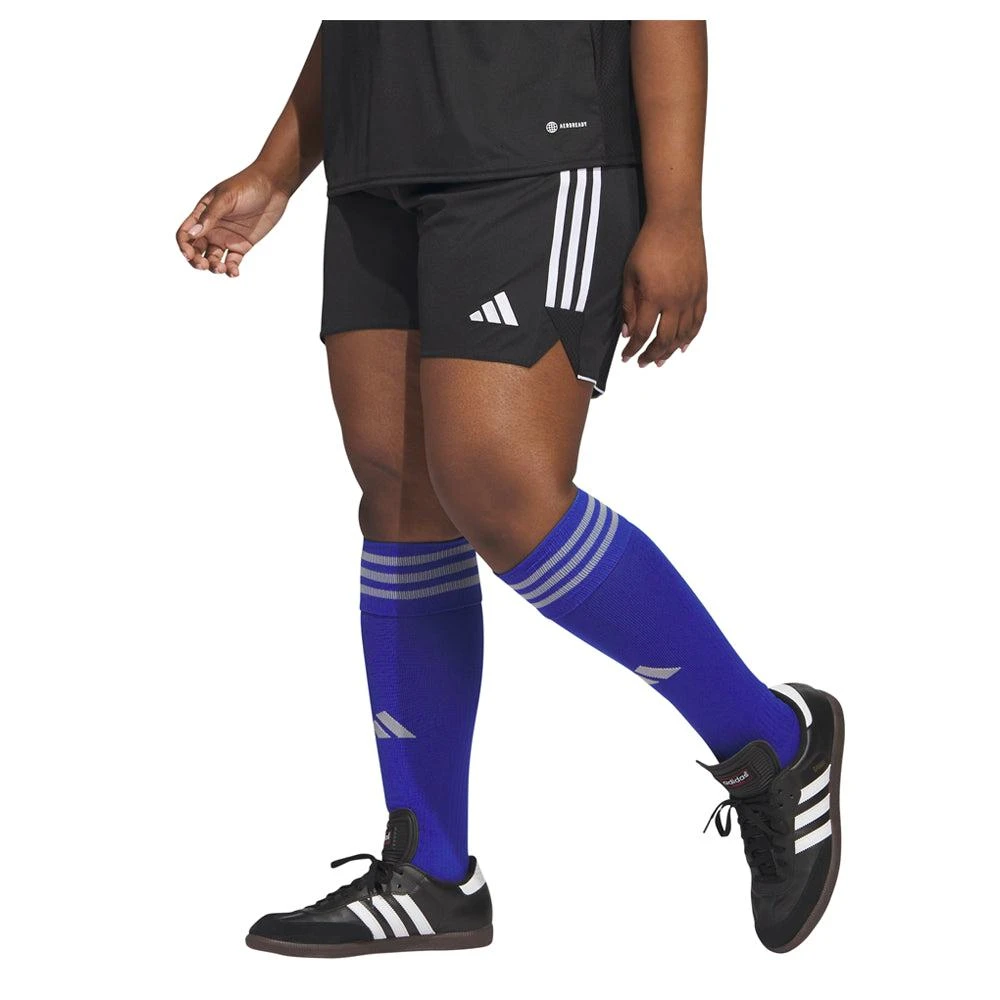 Adidas Tiro 23 Performance 3-Stripes Soccer Shorts (Plus)