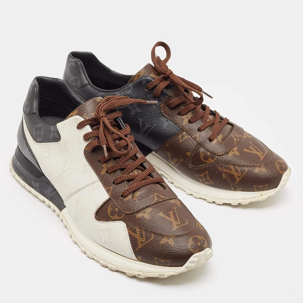 Louis Vuitton Louis Vuitton Brown/Black Canvas Run Away Low Top Sneakers Size 43 4