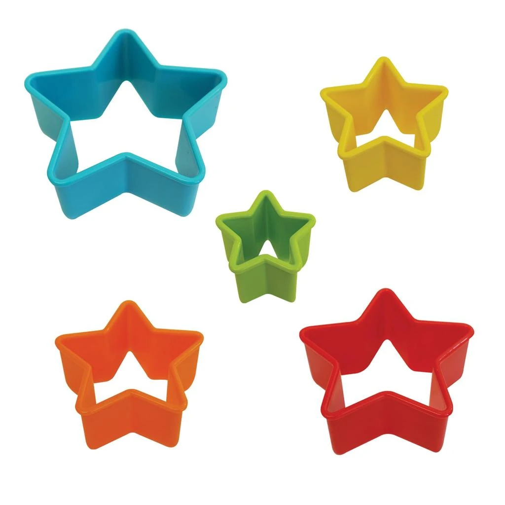 R&M International Star Cookie and Biscuit Cutters, Assorted Sizes, 5-Piece Set 2