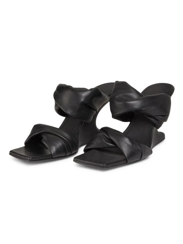 Rick Owens Cantilever 110MM Twisted Leather Sandals 2