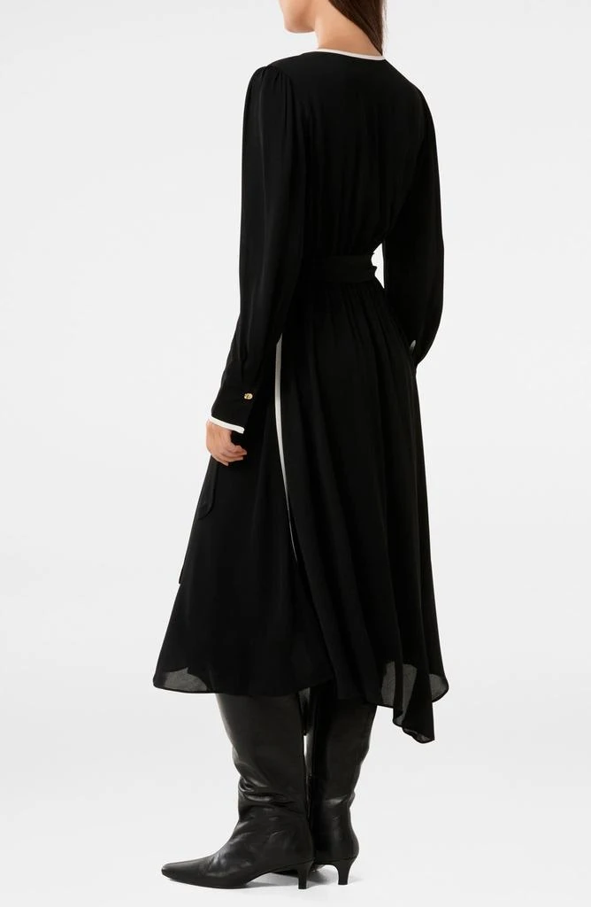 boucle dress midi Boucle Draped Midi Dress – Elizabeth Anthony