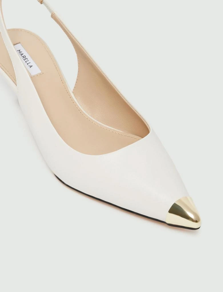 Marella Metal-toe slingbacks 3