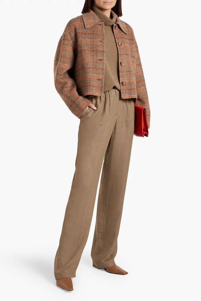 Joseph Gerrard checked wool-blend felt jacket 2