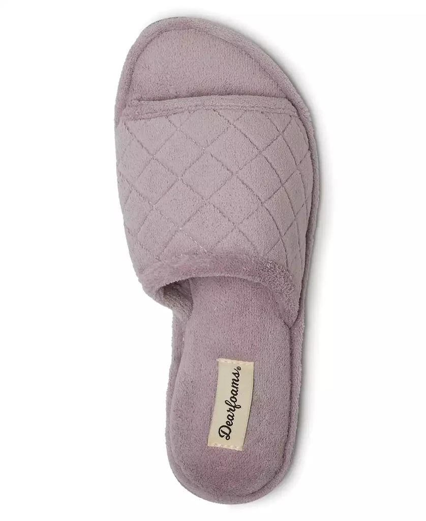 Dear Foams Women's Microfiber Terry Slide Slipper, Online Only 4