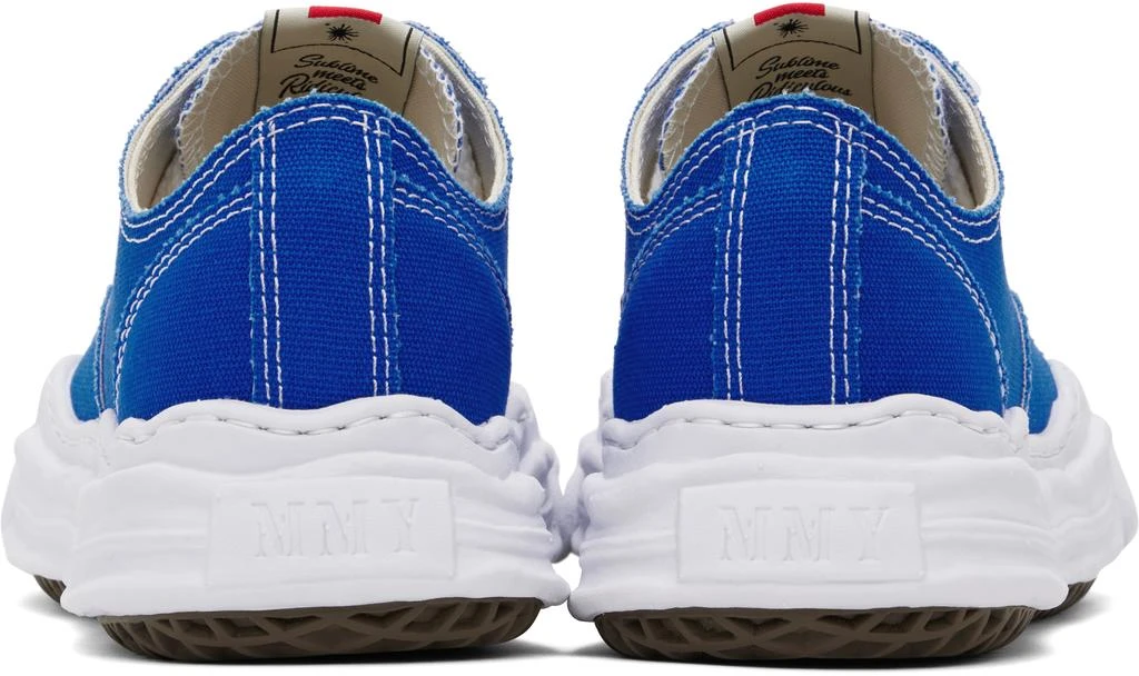 Maison MIHARA YASUHIRO Blue Hank OG Sole Canvas Low-Top Sneakers 2