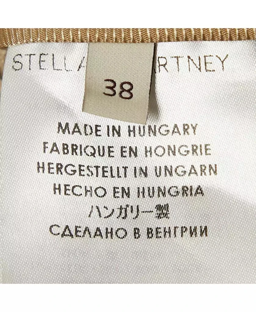 Pre-Owned Stella McCartney Women
s Beige Jacquard And Cotton Zip-Up Jacket 6