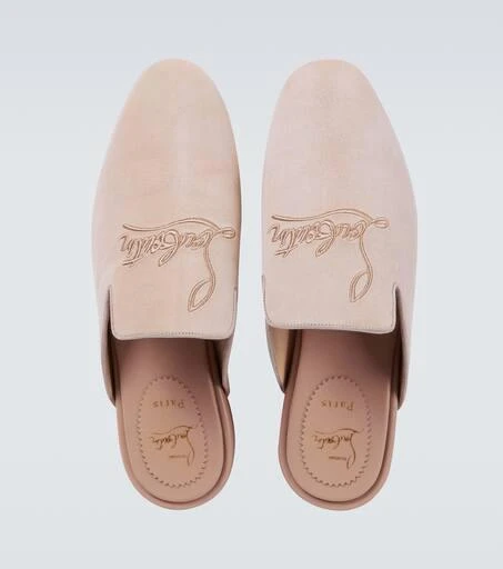 Christian Louboutin Navy Coolito Flat mules 4