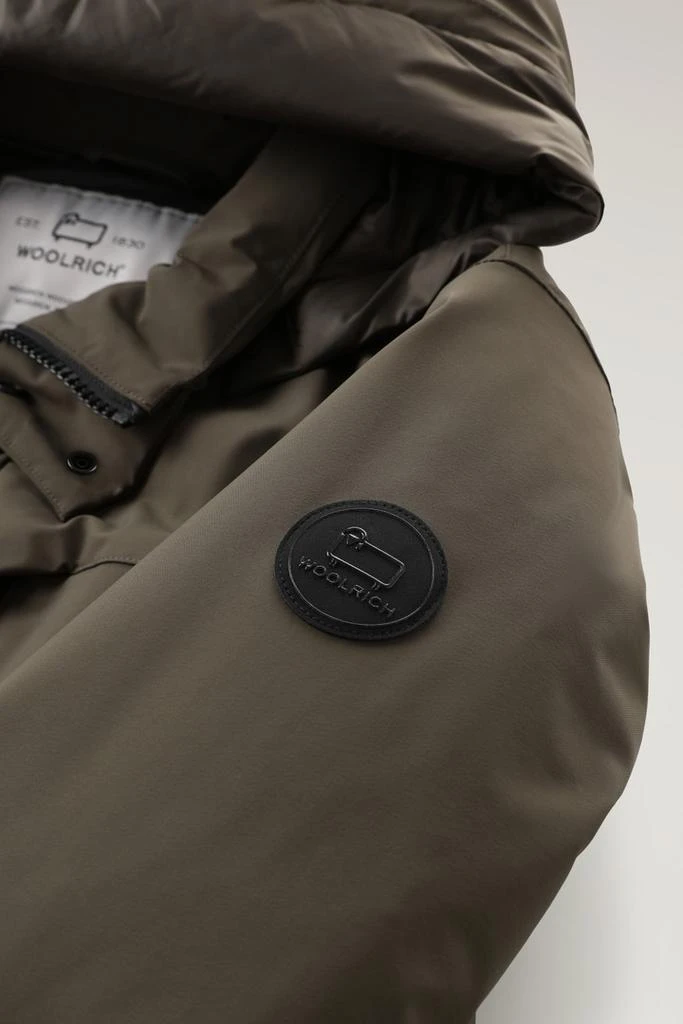 Woolrich Mountain Stretch Parka - Men - Green 4
