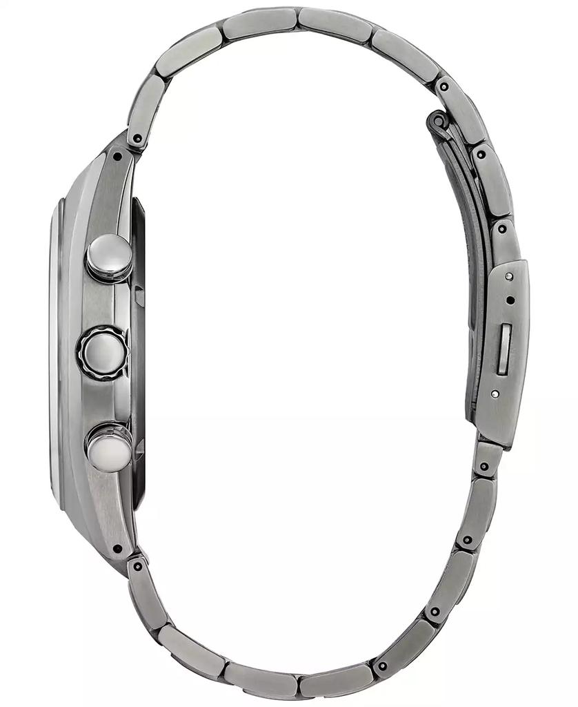 Citizen Eco-Drive Men's Chronograph Weekender Silver-Tone Titanium Bracelet Watch 43mm, Created for Macy's