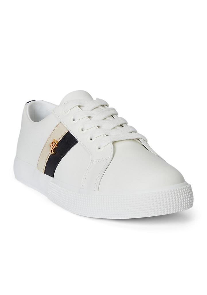 Ralph Lauren Janson II Color-Blocked Leather Sneakers