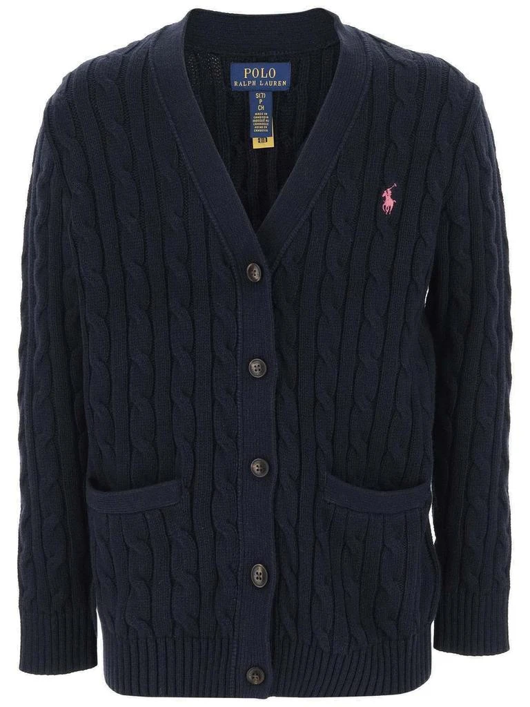 Ralph Lauren Polo Ralph Lauren Kids Polo Pony Embroidered Knitted Cardigan 1