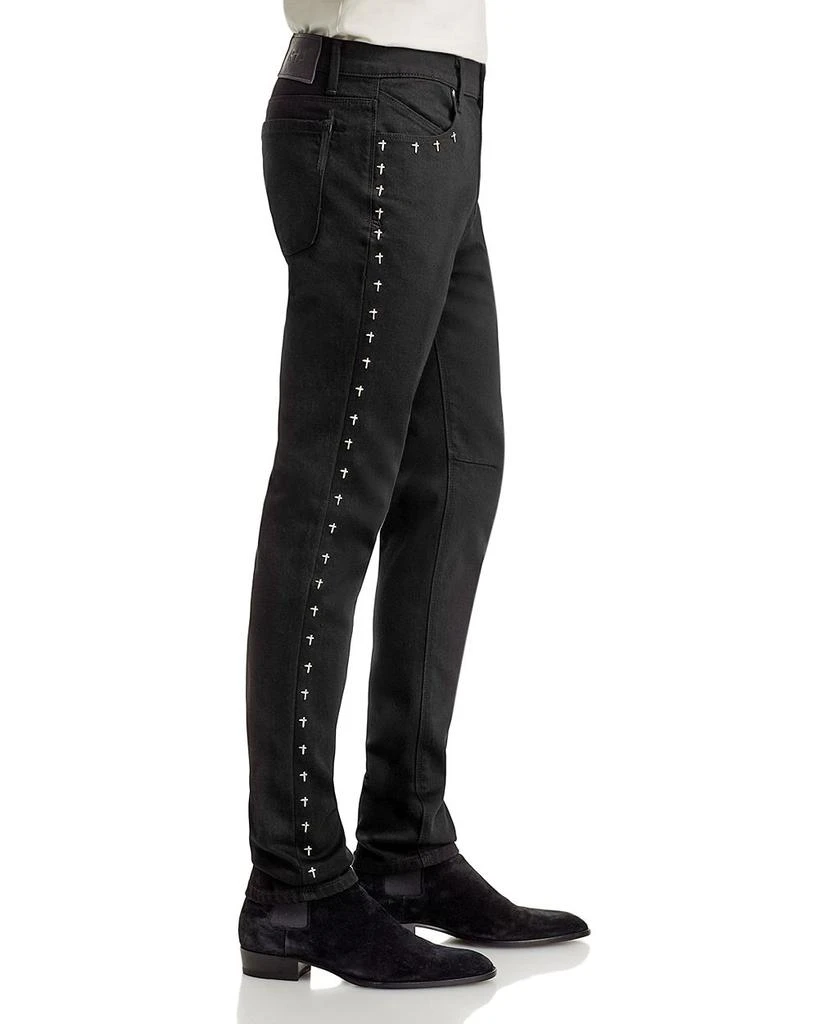 RTA Skinny Jeans in Black Cross 4