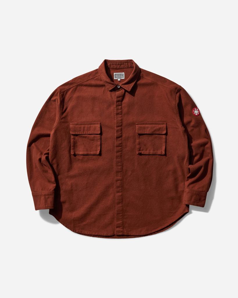Cav Empt Men's Flannel Big Shirt Brown