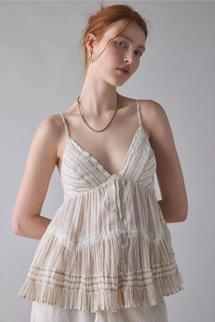 Kimchi Blue Kimchi Blue Tara Embroidered Cotton Babydoll Cami 4