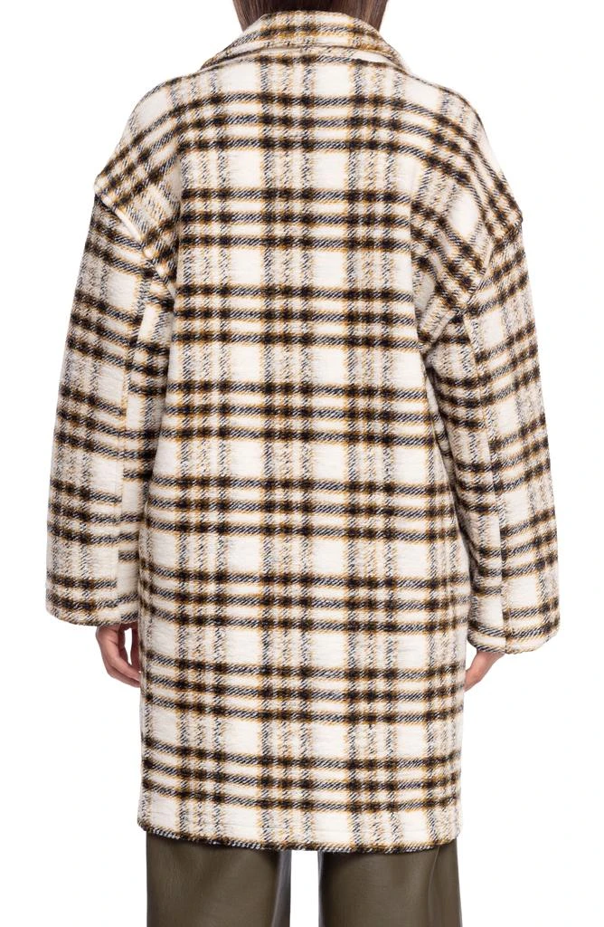 Blank NYC Plaid Lightweight Teddy Coat 2