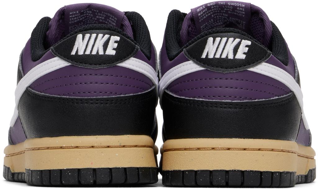 NIKE Purple & Black Dunk Low Next Nature Sneakers