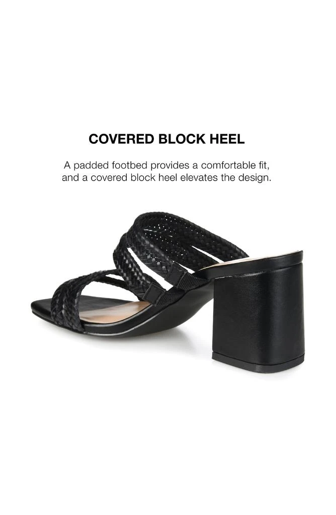 Journee Collection JOURNEE Natia Strappy Block Heel Sandal 8