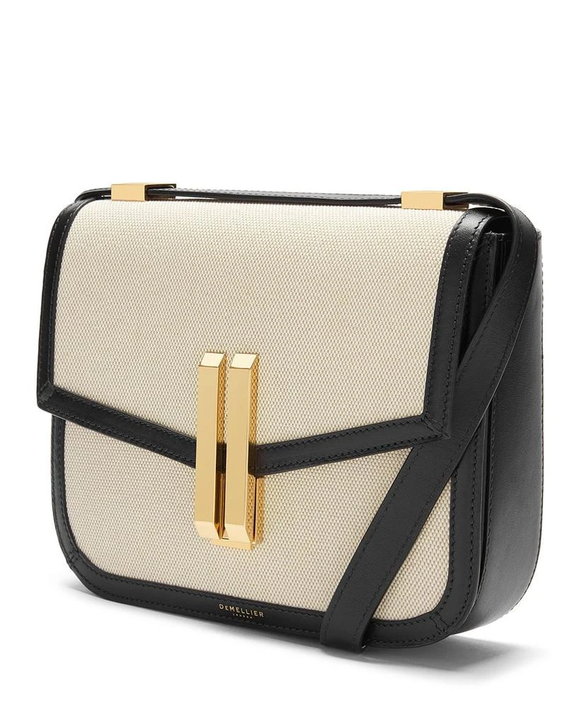 Demellier Vancouver Leather & Canvas Handbag 4
