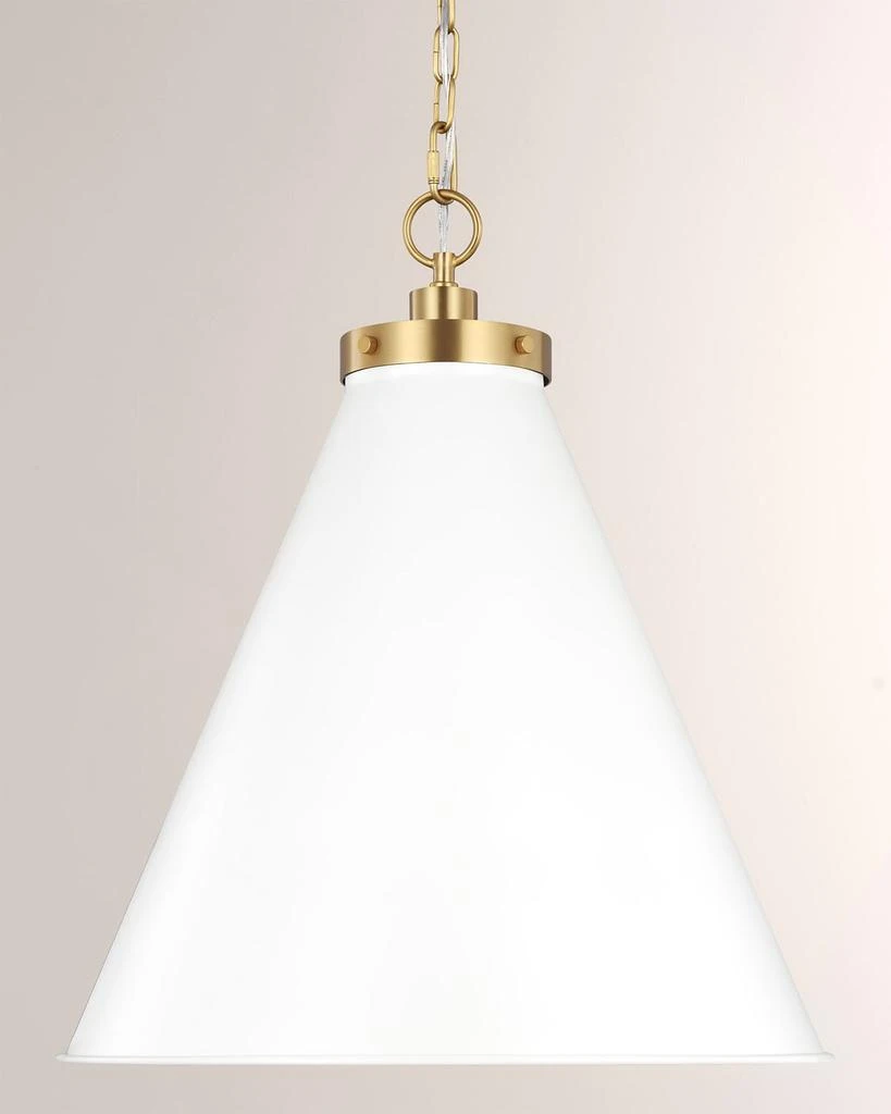Visual Comfort Studio Wellfleet Large Cone Pendant By Chapman
Myers 2