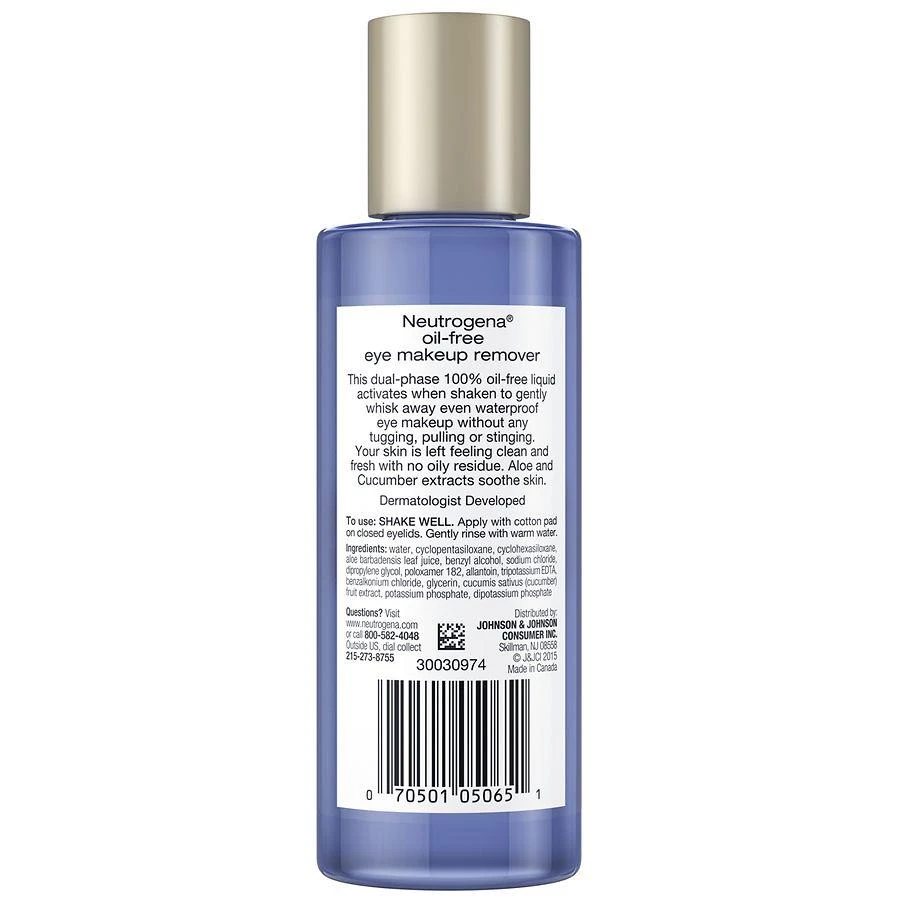 Neutrogena Oil-Free Liquid Eye Makeup Remover Solution 2