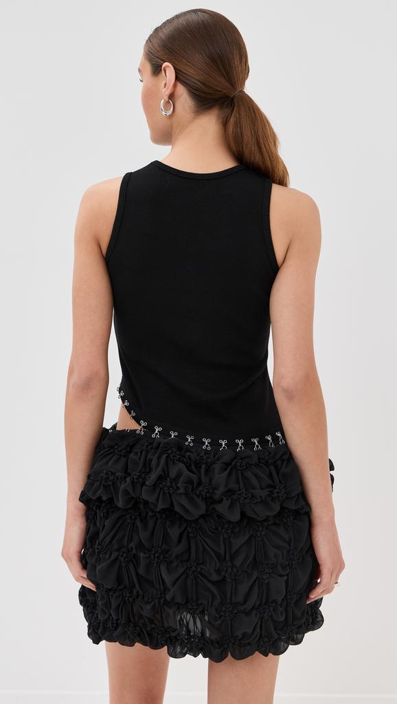 Rokh Broken Tulle Sleeveless Dress