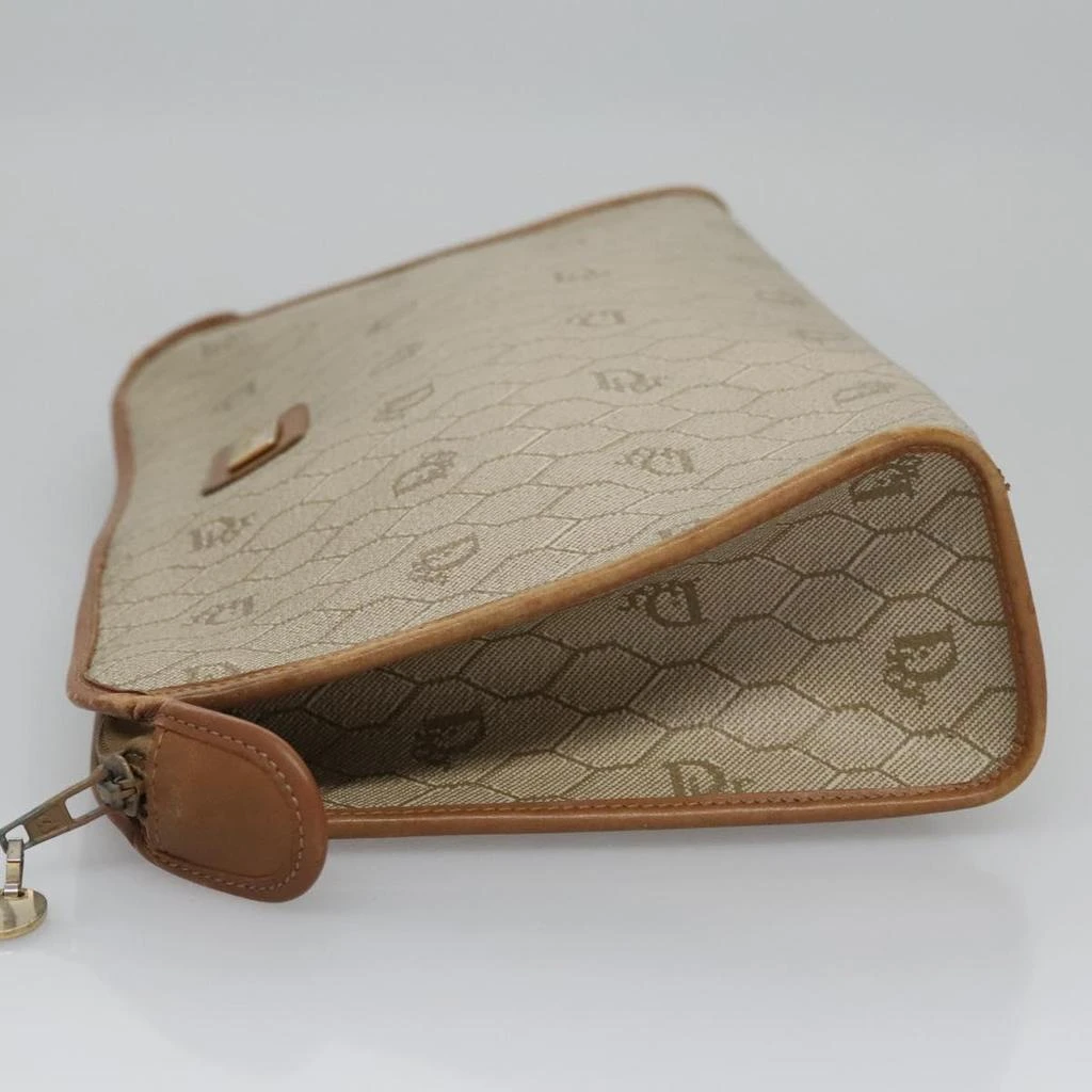 Dior Honeycomb Canvas Clutch Bag (Pre-Owned) 5