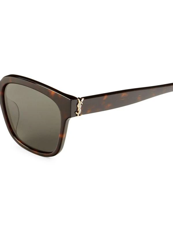 SAINT LAURENT 55MM Square Sunglasses, BRAND NEW, $405 Saint Laurent YSL 55mm Acetate Rectangular Sunglasses  main image 2