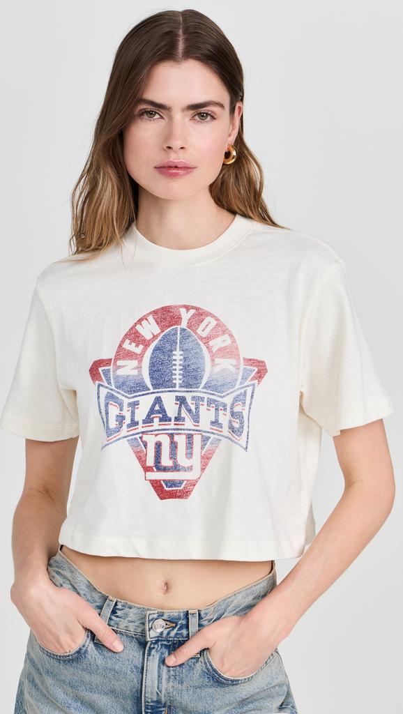 Junk Food Giants Mock Neck Crop Tee