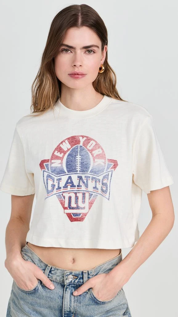 Junk Food Giants Mock Neck Crop Tee 1