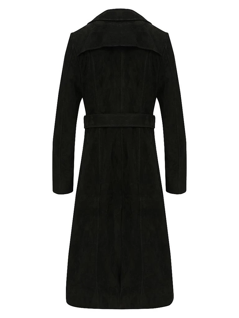 Gorski Metis Suede Belted Trench Coat 2