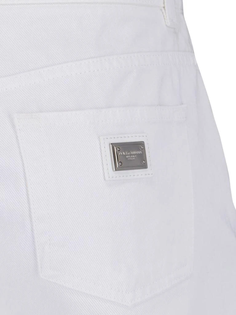 Dolce 
Gabbana Dolce 
Gabbana Logo Plaque Denim Shorts 4