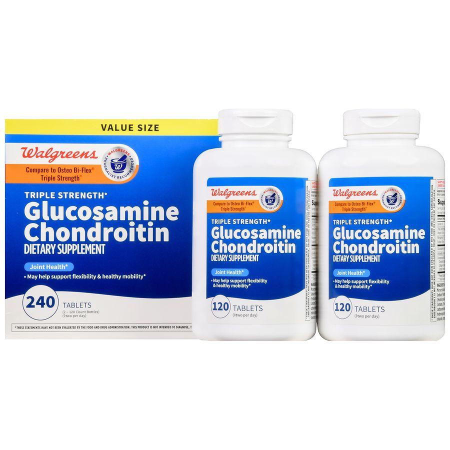 Walgreens Glucosamine Chondroitin Tablets Triple Strength (120 days)