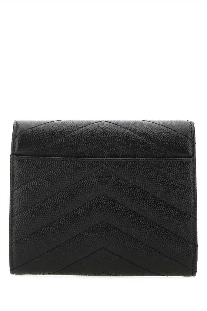 Shop Saint Laurent Cassandre Matelassé Compact Tri Fold Shop Saint Laurent Cassandre Matelassé Compact Tri Fold