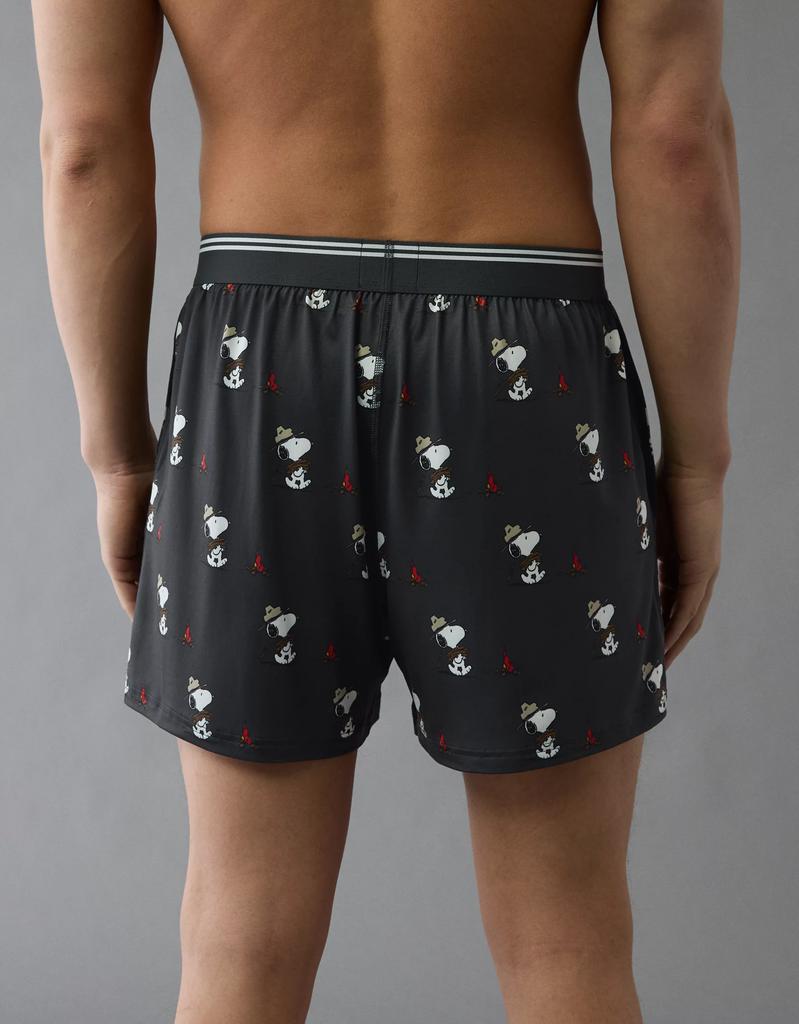 AE AEO Men's Snoopy Camp Ultra Soft Pocket Boxer Short