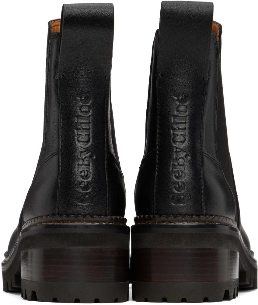 See by Chloé Black Mallory Chelsea Boots 2