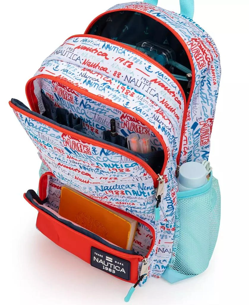 Nautica Kids Backpack for School, 16" H 7