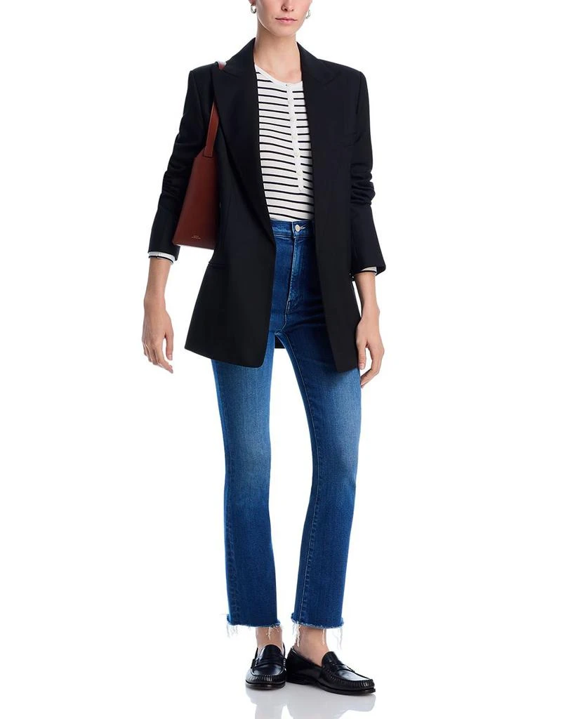 MOTHER The Hustler Flood Frayed Jeans in Whatever You Want 2