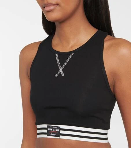 Adam Selman Sport Cotton-blend crop top 4