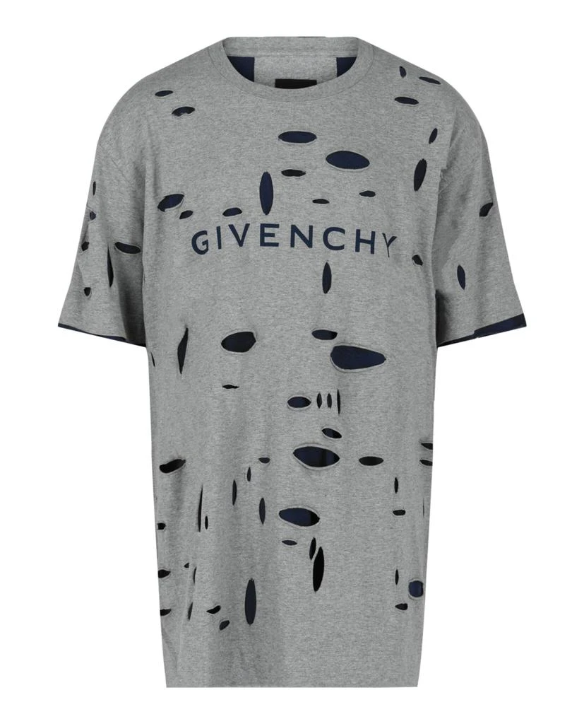 Givenchy Oversized Distressed T-shirt
